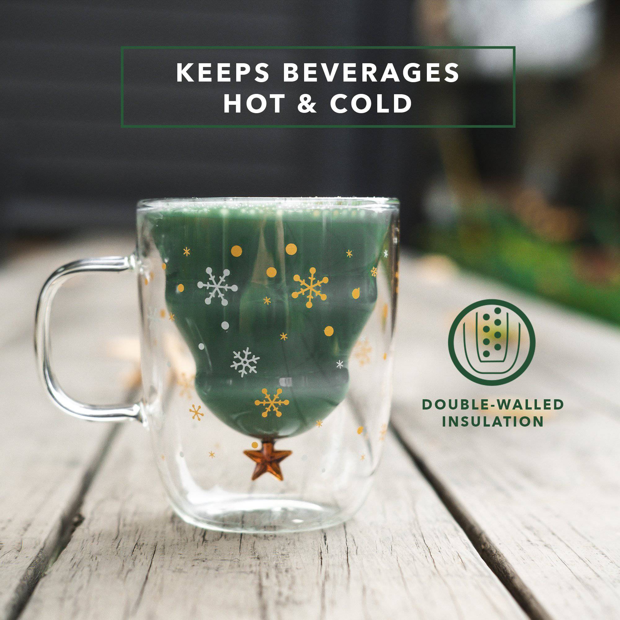 Dragon Glassware Christmas Tree Mugs - Thumbnail 4