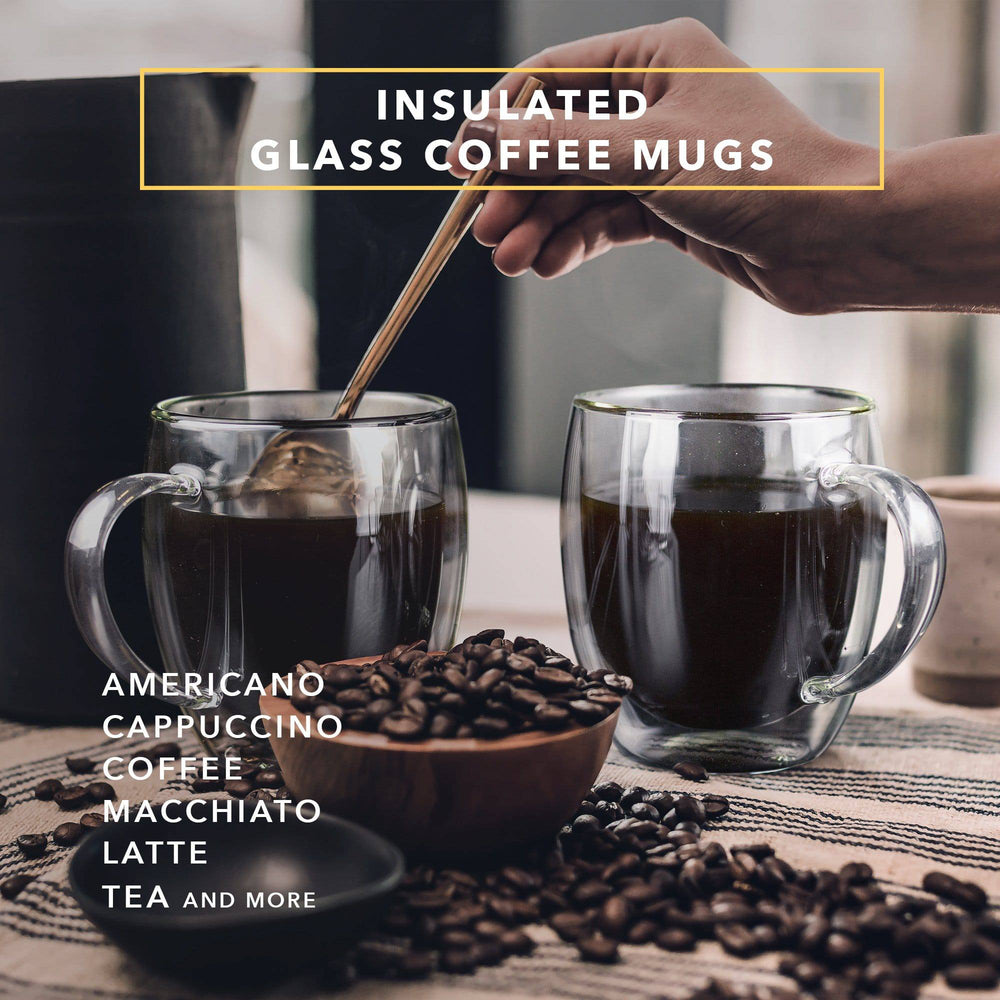 Double Walled Coffee Mugs - DRAGON GLASSWARE®