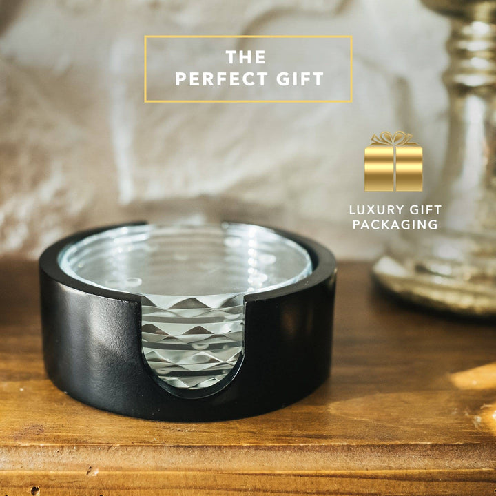 Diamond Glass Coasters - DRAGON GLASSWARE®