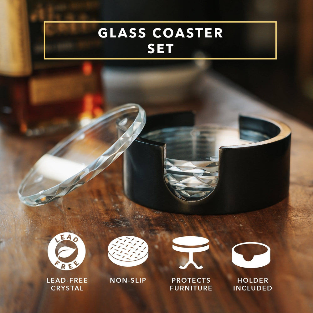 Diamond Glass Coasters - DRAGON GLASSWARE®