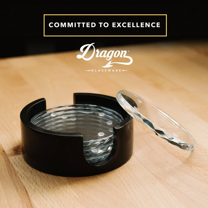 Diamond Glass Coasters - DRAGON GLASSWARE®