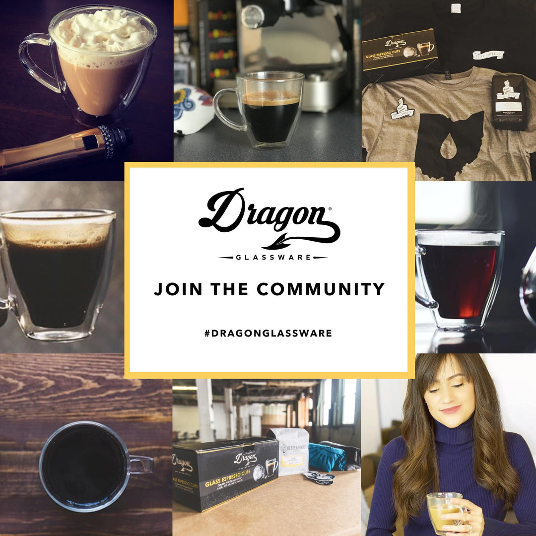 Dragon Glassware Espresso Cups | Shop Now 4 Ounce (Set of 4)