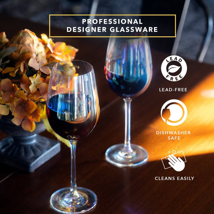 Stemmed Wine Glasses - The Aura Collection - DRAGON GLASSWARE®