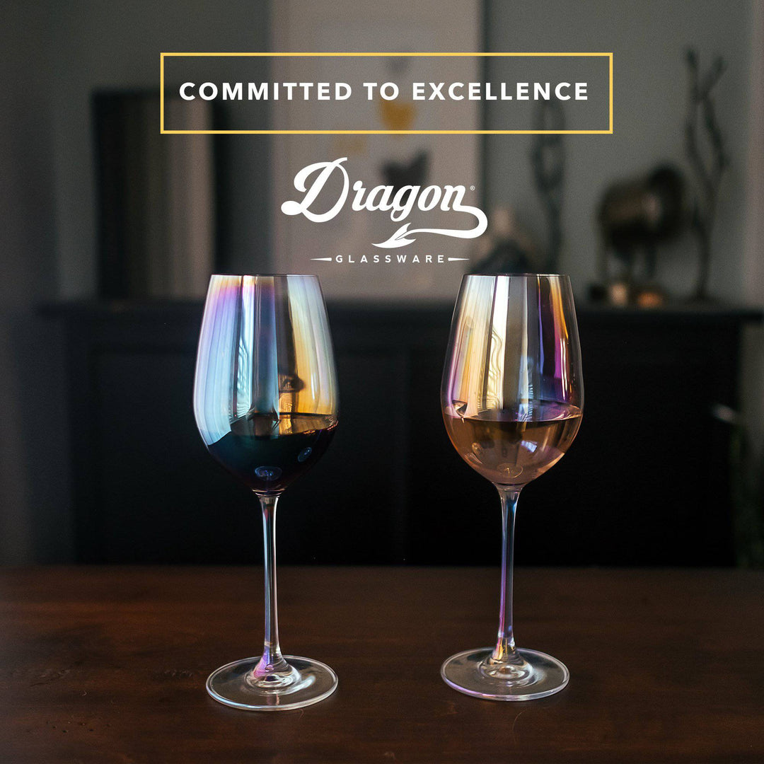 Stemmed Wine Glasses - The Aura Collection - DRAGON GLASSWARE®