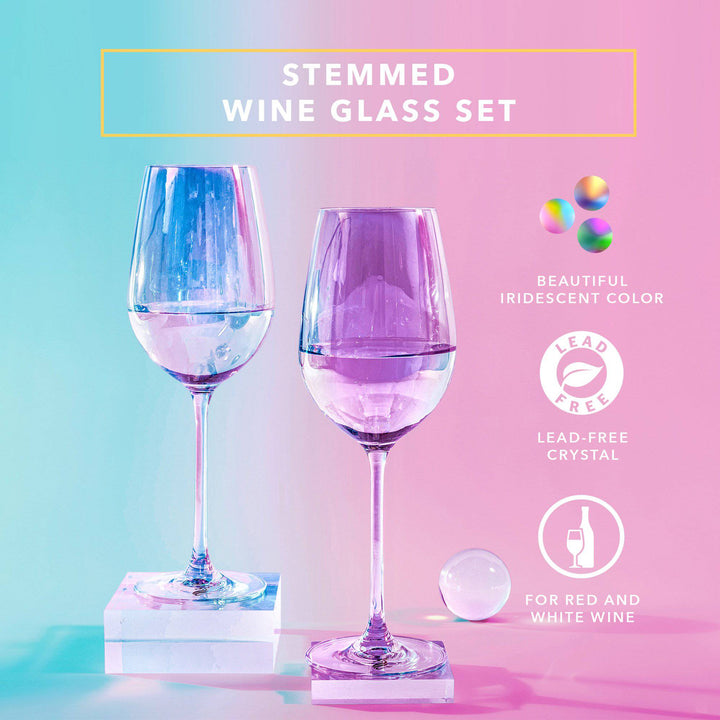 Stemmed Wine Glasses - The Aura Collection - DRAGON GLASSWARE®