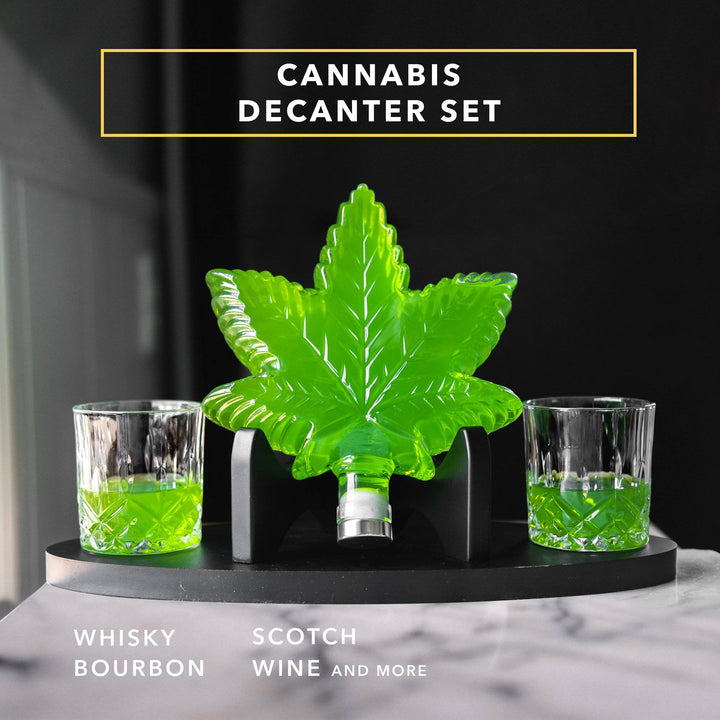 Cannabis Decanter - DRAGON GLASSWARE®
